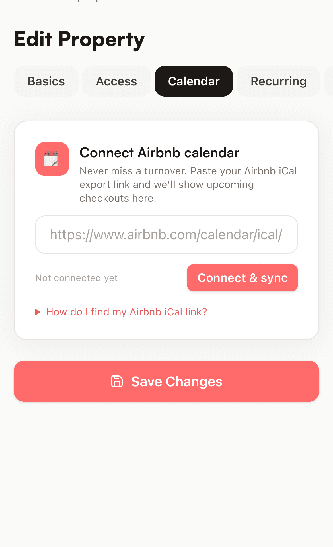 Connect Airbnb in 60s